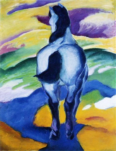 Blue Horse by Franz Marc